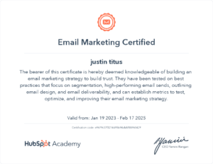 E MAIL MARKEING HUB SPOT