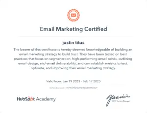 E MAIL MARKEING HUB SPOT